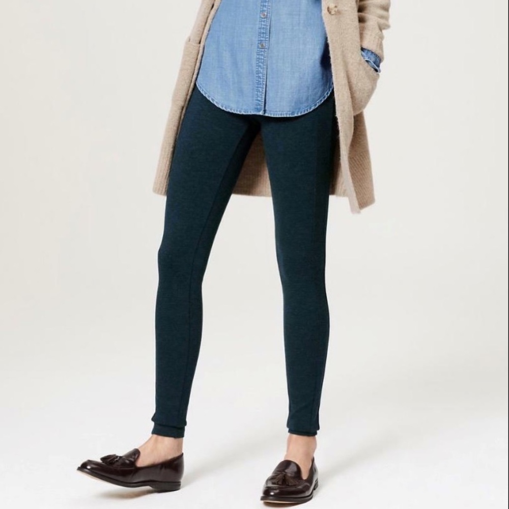 NWT LOFT Seamed Ponte Knit Skinny Leggings PXXS